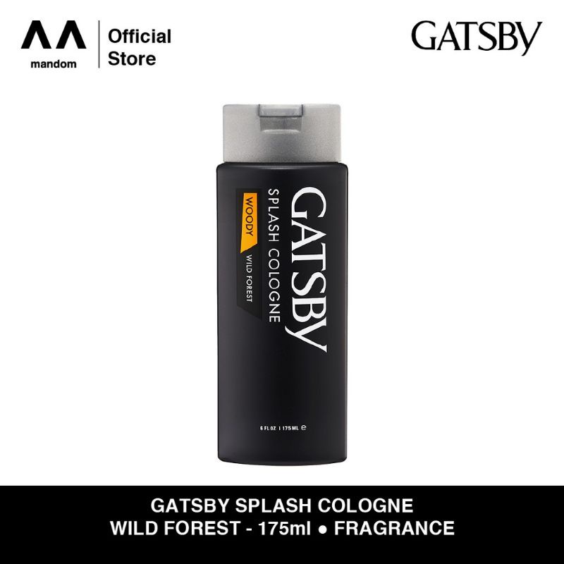 GATSBY SPLASH COLOGNE 175 ML WILD FOREST- WOODY - ORANGE ORANYE | GATSBY PARFUME SPLASH COLOGNE COWO