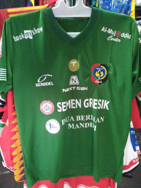 Jersey Persatu Tuban Home 2019 Liga 2 Shopee Hijau Full Printing Retro Lokal