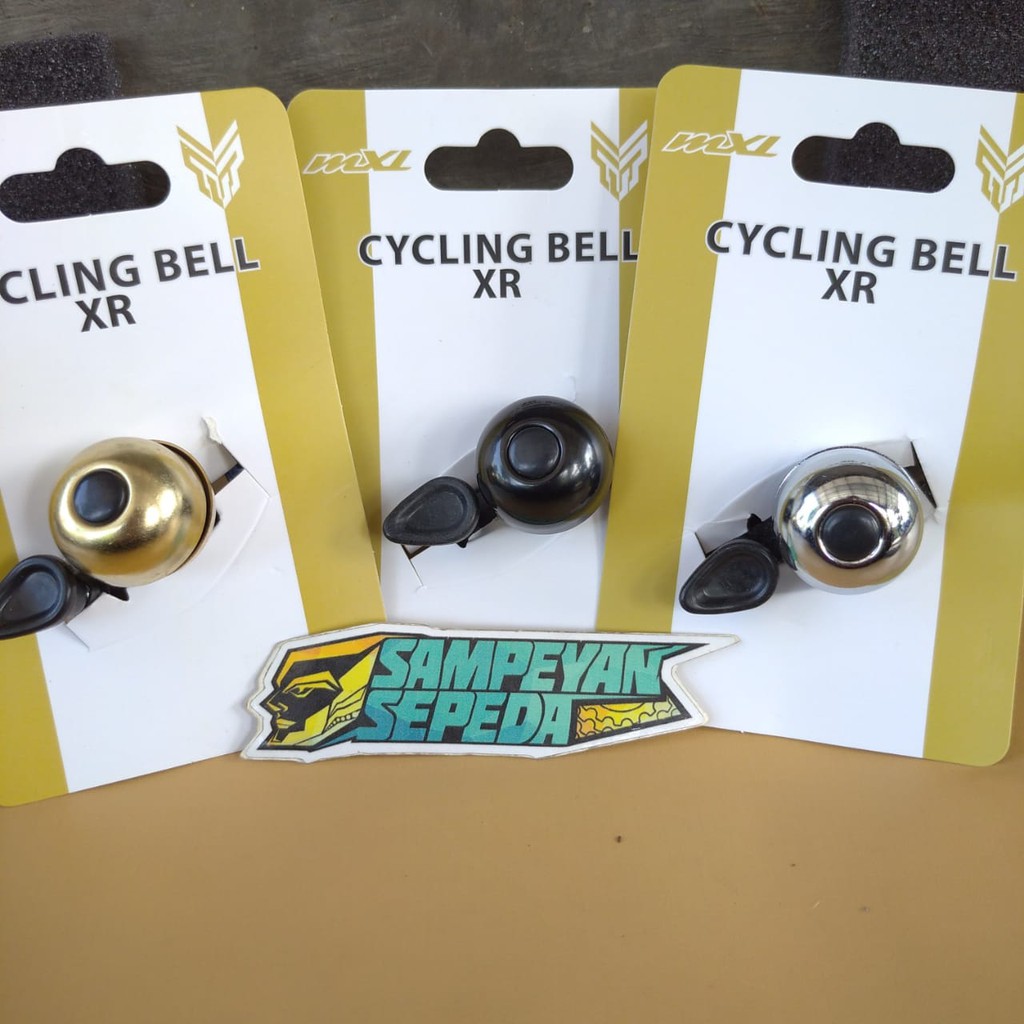MXL Bel Sepeda Stainless Steel Klakson Sepeda Anak Ting BMX Mini MTB Federal Seli Ori