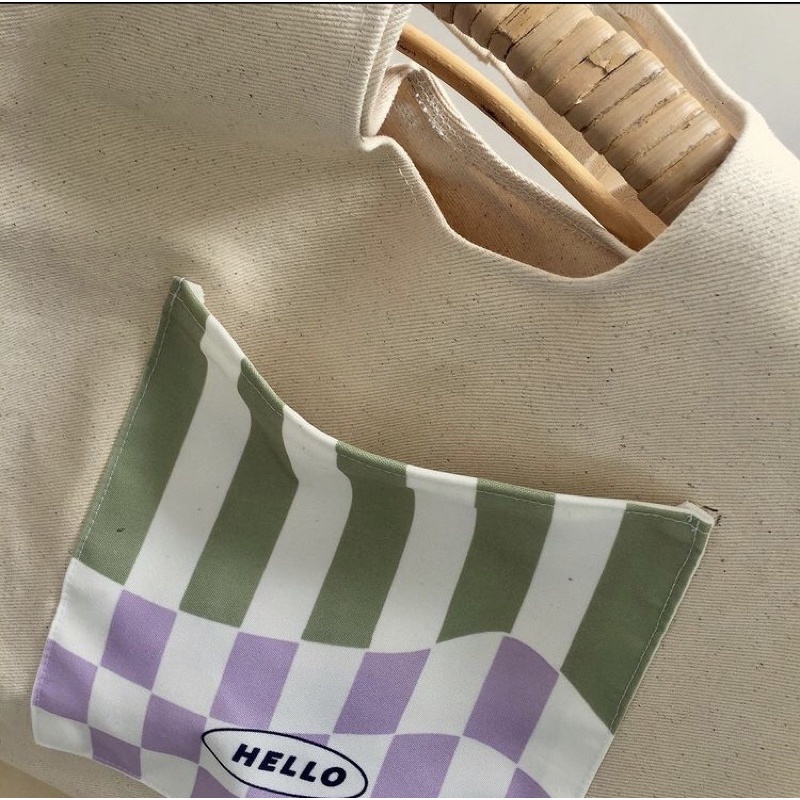 TOTE BAG PREMIUM HOBO HELLO