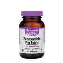 Bluebonnet zeaxanthin plus lutein