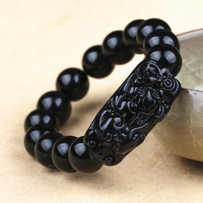 GELANG FENG SHUI KEKAYAAN WARNA HITAM UNTUK PERHIASAN