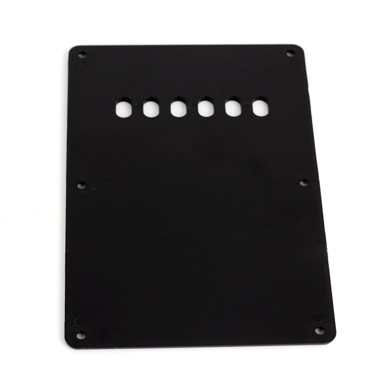 Sun Ply Single Black Guitar Tremolo Spring Backplate Cover Untuk Gitar Elektrik Hitam