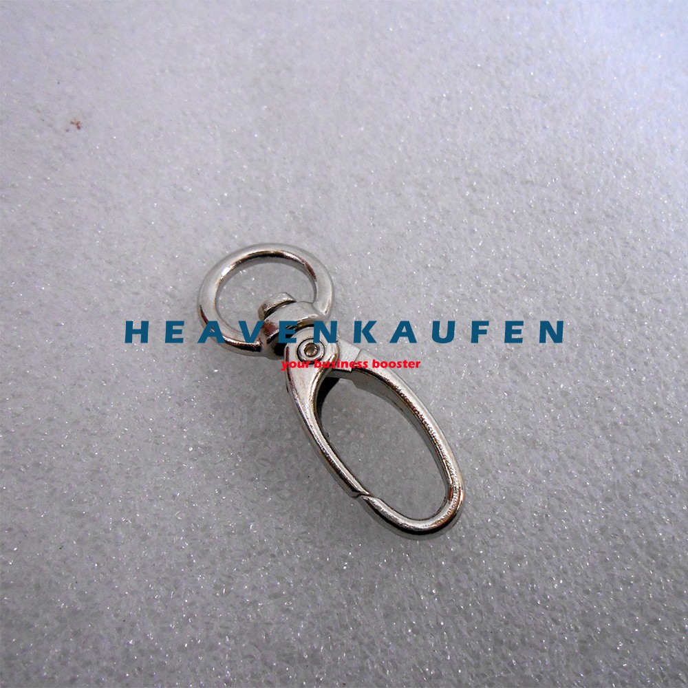 Kait Pengait 1,3 cm Nikel Silver Gagang Bulat