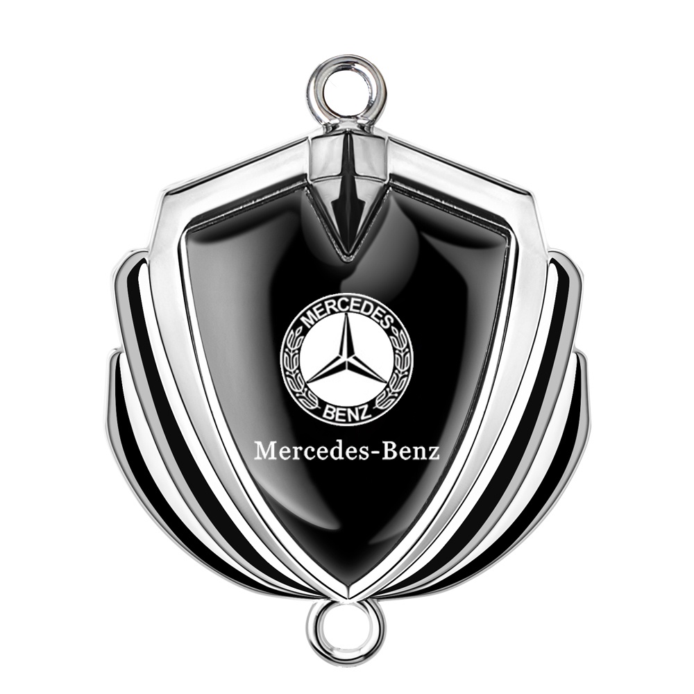 Benz 3D Ornamen Gantung Spion Tengah Mobil logo Mercedes Benz C Class W205 W221 W203 W212 GLC