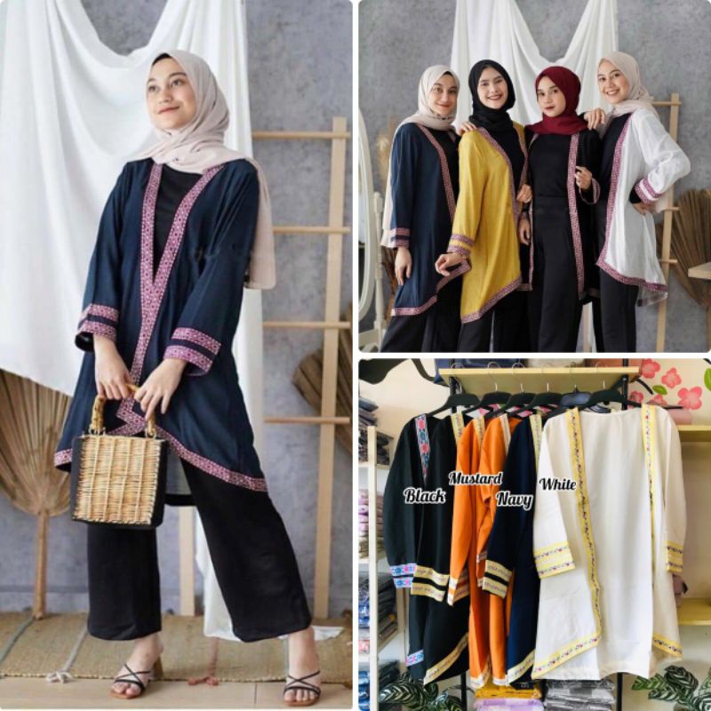ELLEY CARDI || CARDIGAN BORDIR || CARDIGAN BORDIR WANITA || OUTER BORDIR WANITA
