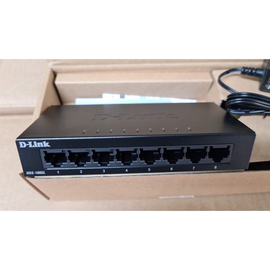 D-Link DGS-108GL - 8 Port Gigabit Metal