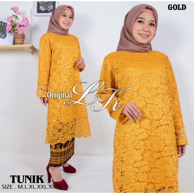Stelan brokat kebaya/atasan kebaya/ kebaya brokat modern