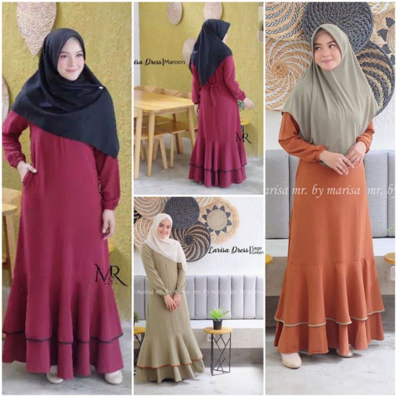 Gamis larisa dress by.marisa / MR BY MARISA / ORIGINAL MR