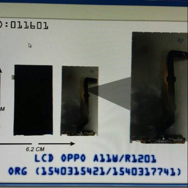 Lcd oppo A11w R1201
