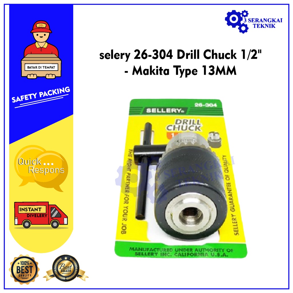 Sellery 26-304 Drill Chuck 1/2″ Makita 13 MM