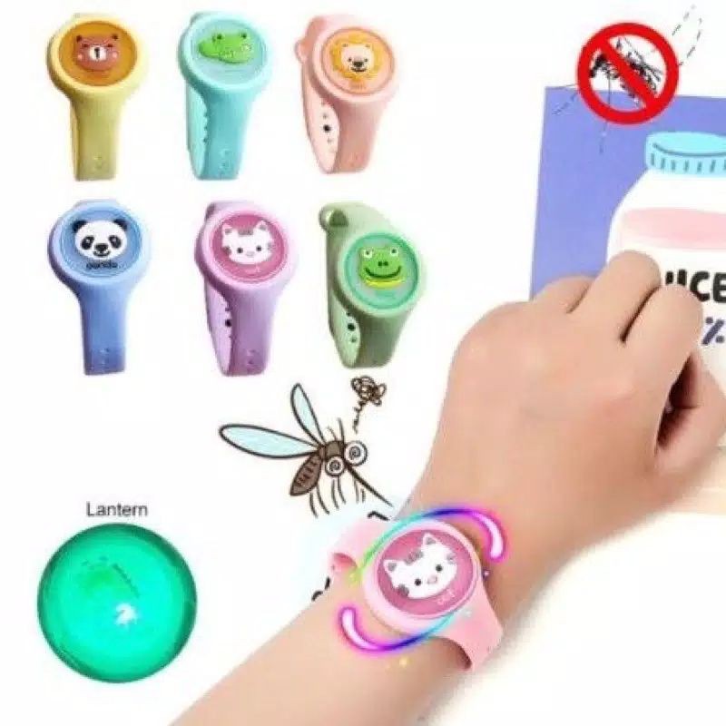 Gelang Anti Nyamuk Bayi Led Gelang Lucu Gelang Anak Gelang Jam Tangan Anak /Mosquito Repellent