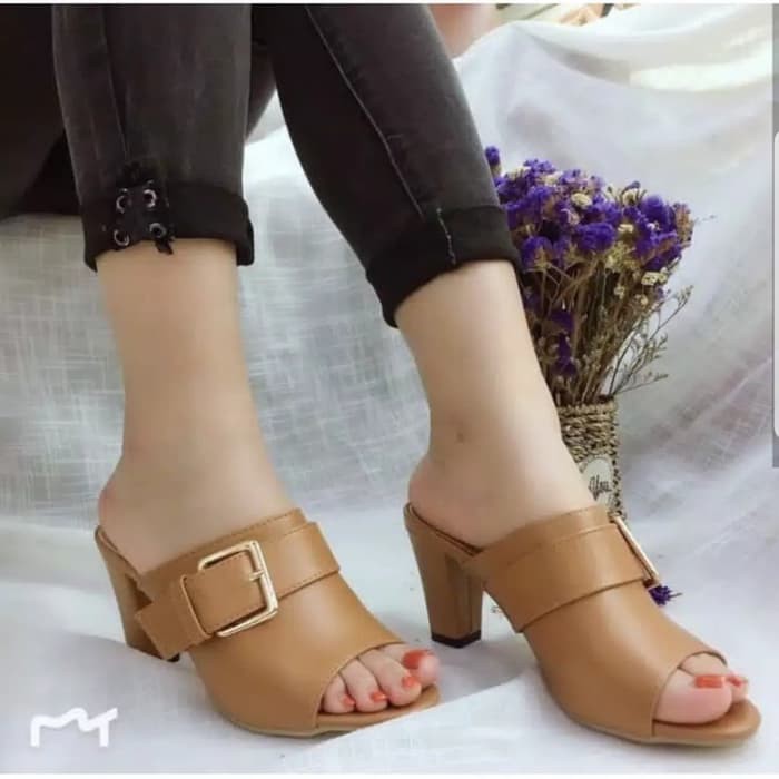 sandal cewek kekinian sandal hak tahu sandal cewek pesta sandal kondangan HIGH HEELS ML25