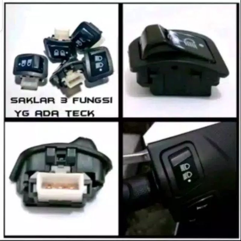 saklar dim on off 3 fungsi pcx beat vario dll