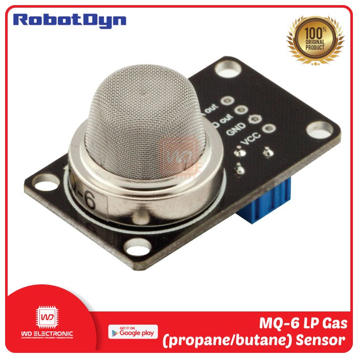 RobotDyn MQ-6 LP gas (propane/butane) sensor