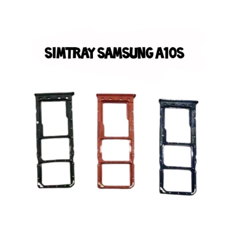 Simtray Simcard Tempat Kartu Simlock Samsung Galaxy A10S A107 Original