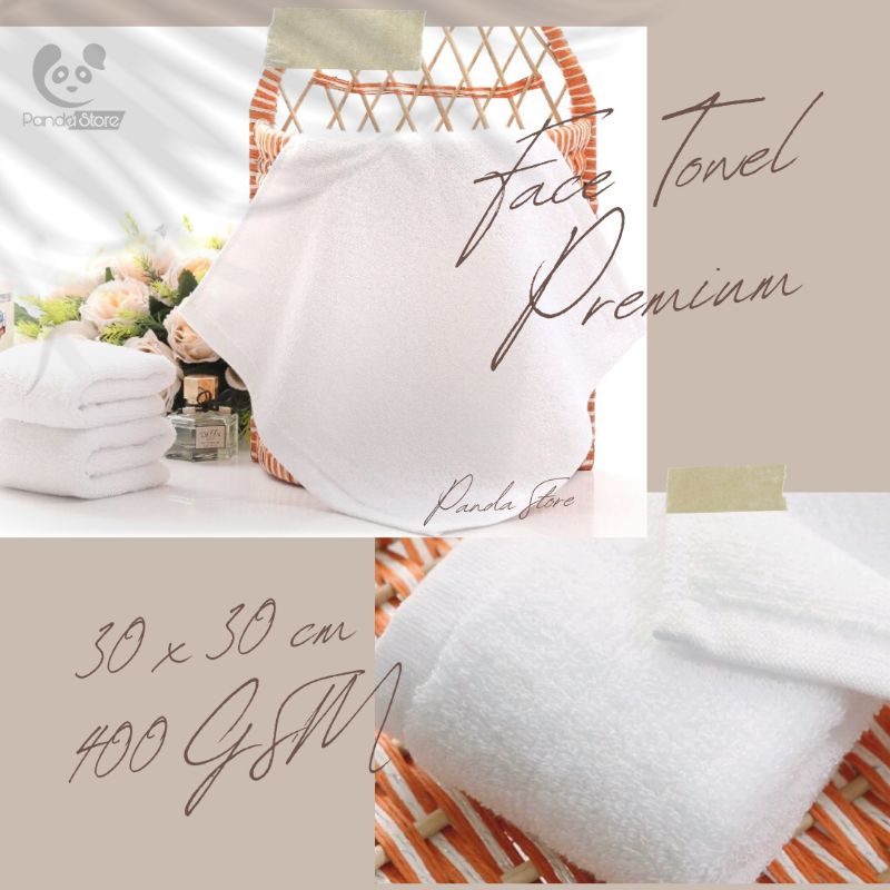 Handuk Muka / Souvenir / Handuk Sapu Tangan / Hand Towel / Handuk Kecil MUTIA 30x30 cm Cotton 100%
