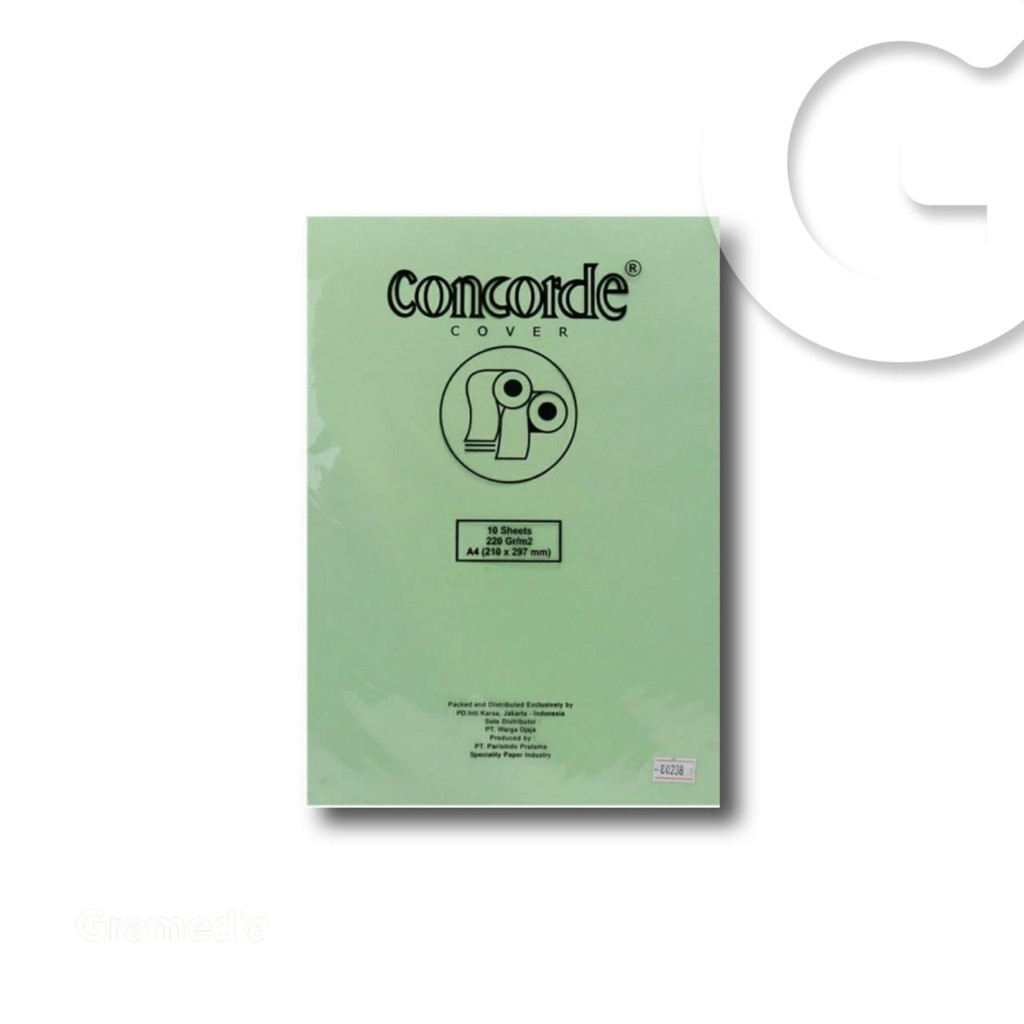 

Gramedia Gorontalo - Concorde Cover A4 L.Green 80238