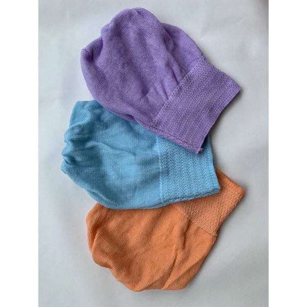 Ciput Kupluk Rajut Zigzag Anti Pusing