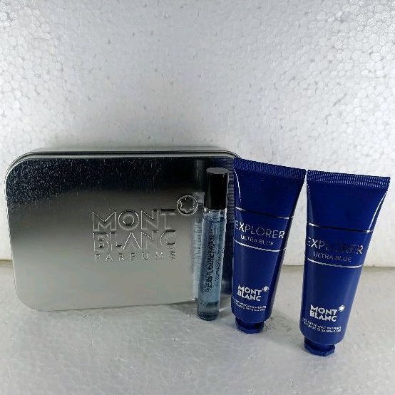 ORIGINAL MB EXPLORER ULTRA BLUE EDP GROOMING KIT / TRAVEL SET PARFUM