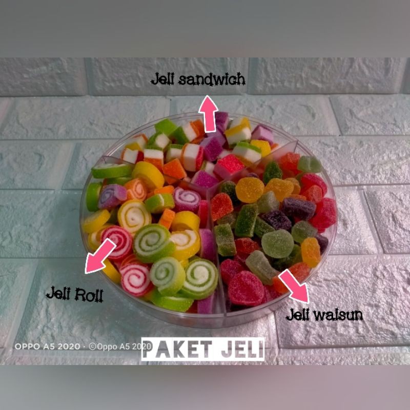 

Paket Jeli toples bulat