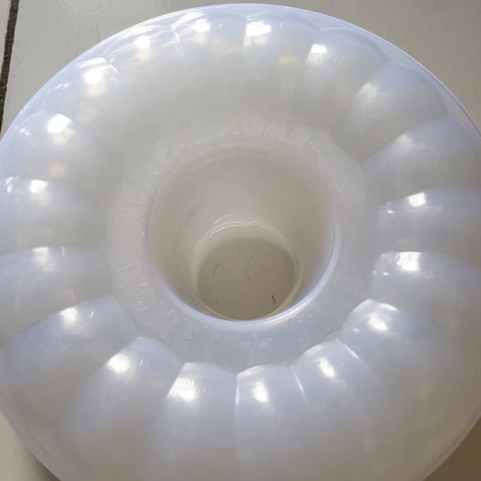 LOYANG AGAR PLASTIK 23 CM TRANSPARAN / CETAKAN AGAR PUDING