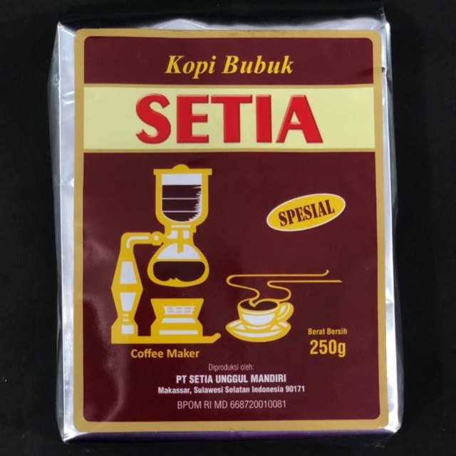 

KOPI BUBUK SETIA SPESIAL ARABUSTA 250gr