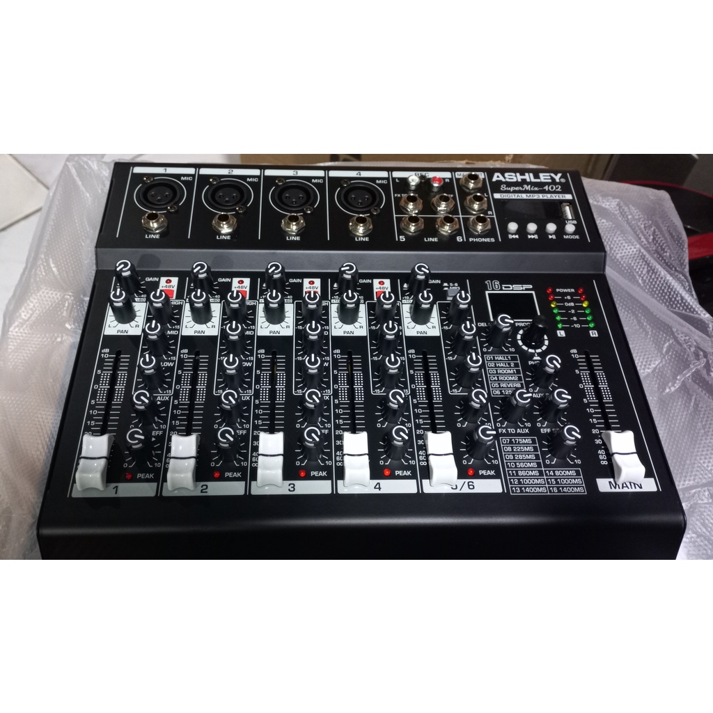 mixer audio ashley super mix 402 6 channel