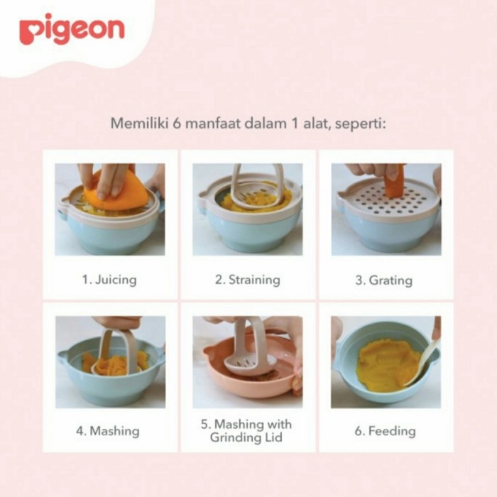 PIGEON Home Baby Food Maker Alat MPASI Pembuat Makanan Bayi