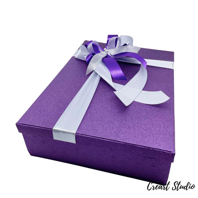 

Sale!!! Kotak Kado Gift Box 35X25 Cm Tinggi 8 Cm - Purple - Paling Diminati