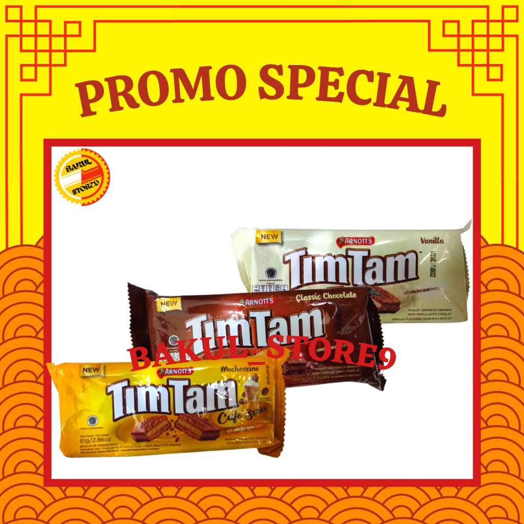 TimTam - Tim Tam Atlas Choco Coklat / Vanilla / Mochaccino 81 Gr All Variant