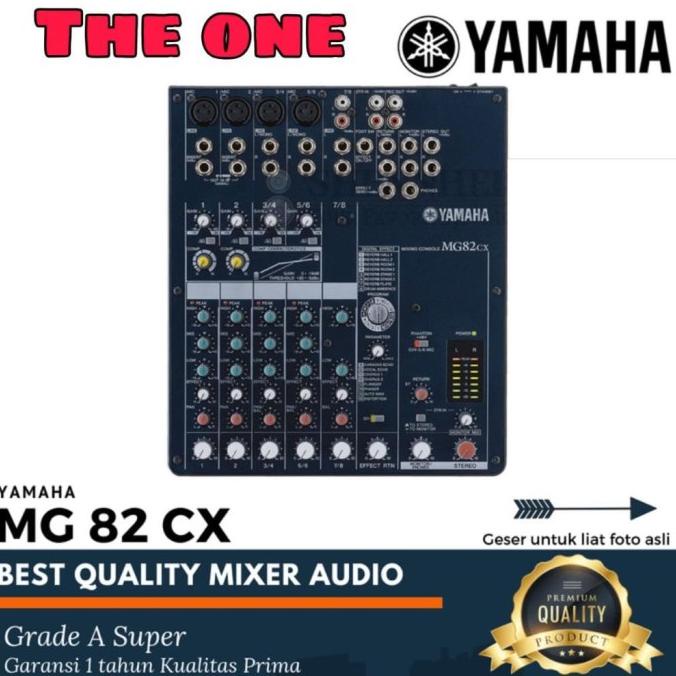 MIXER AUDIO YAMAHA MG 82 CX /MG82CX (8 CHANNEL) Star Seller