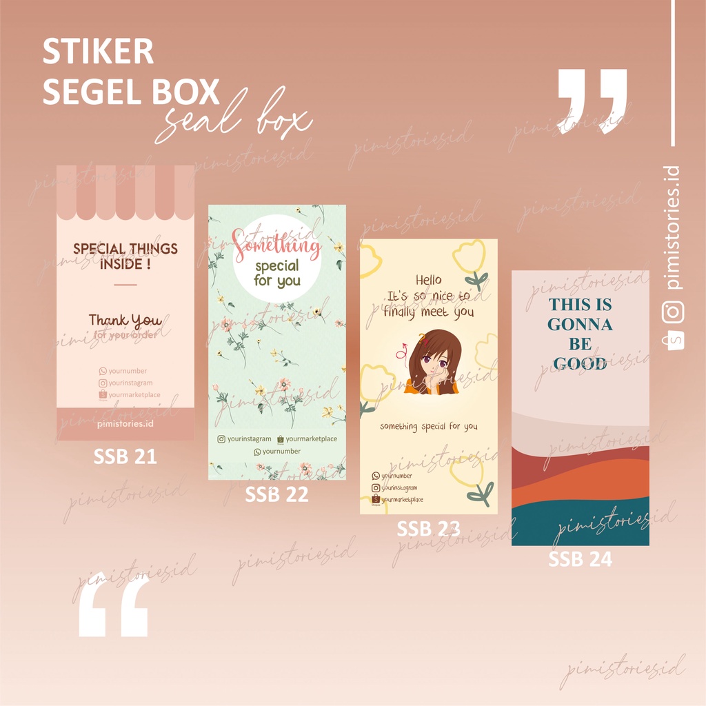 STIKER SEGEL BOX ⚫ SEAL BOX ⚫ LABEL PACKAGING ⚫ STIKER BOX ⚫ STIKER LABEL ⚫ STIKER HAMPERS LEBARAN