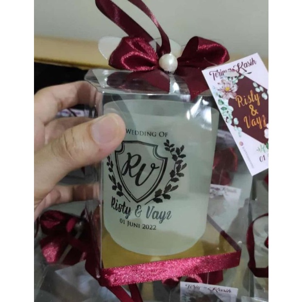 Souvenir Wedding Souvenir Gelas Murah Meriah Bermanfaat