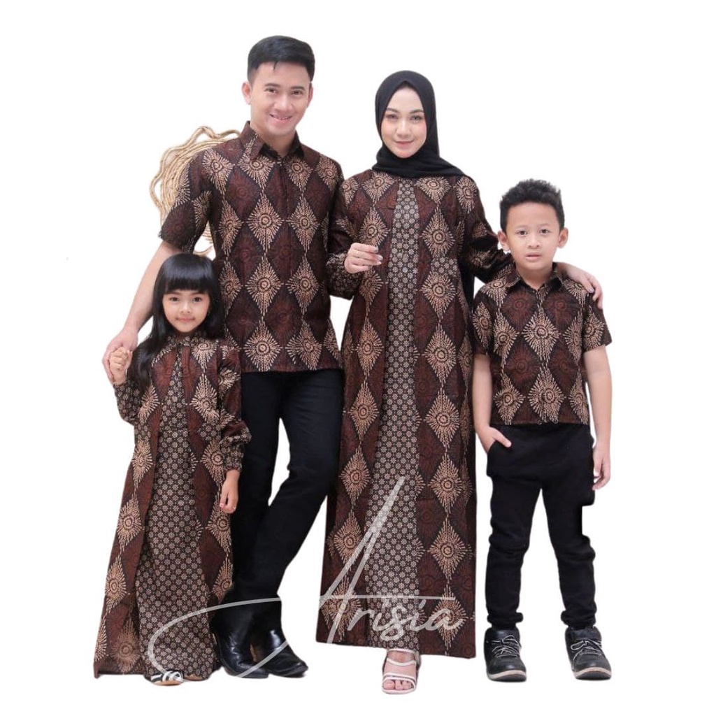 BISA PISAH Batik Couple Keluarga Sania ruffle ori ndoro jowi TERMURAH MARINA WAJIK original arisia - Baju kondangan murah terbaru - Baju keluarga modern 2022 - Baju batik keluarga - Batik kapelan keluarga termurah - Baju couple keluarga - Batik couple