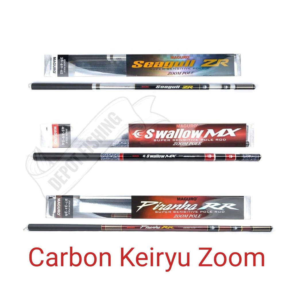 Tegek Zoom Maguro SWALLOW MX | SEAGULL ZR | PIRANHA RR | Joran Tegek | Pole