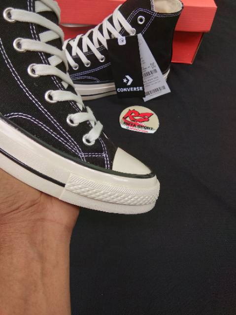 SEPATU XPREME FOOTWEAR SNEAKERS 70S BLACK WHITE ORIGINAL TERMURAAAAH