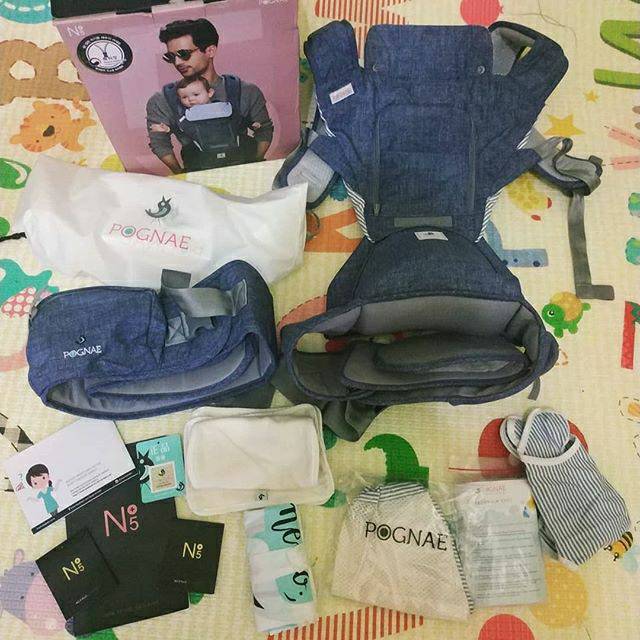 POGNAE NO 5 PLUS hipseat and baby carrier