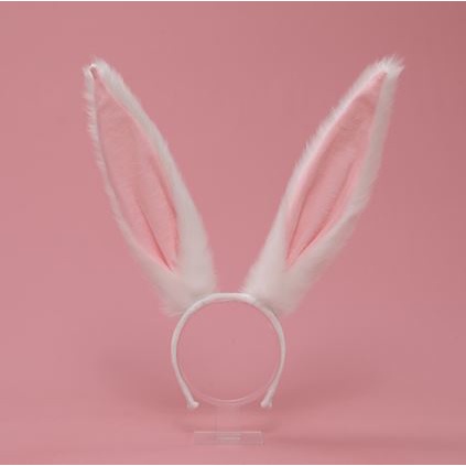 Bando Kelinci Rabbit Kawaii Cosplay Lolita Japan Hitam Black White