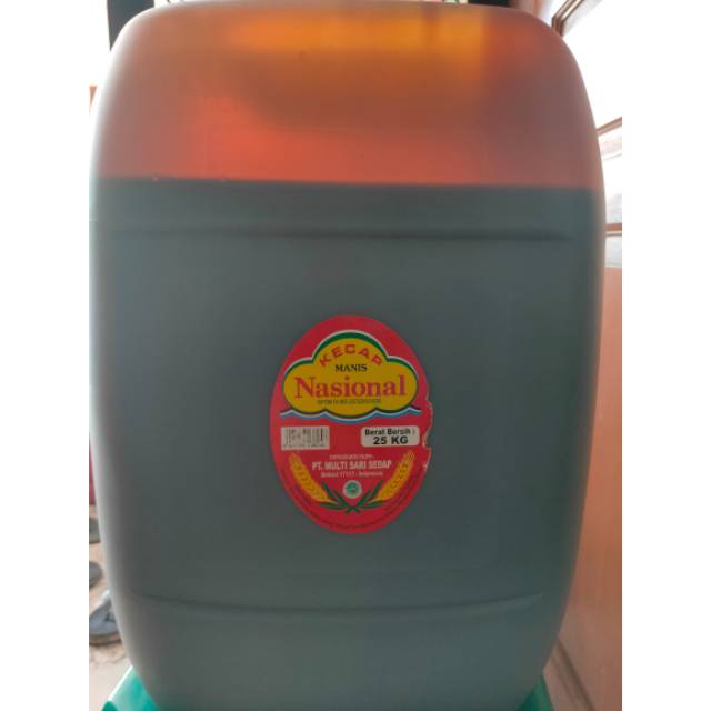 

Kecap nasional jerigen 25 kg