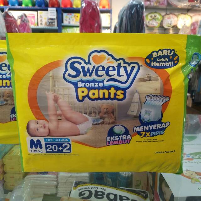 Sweety Bronze M isi 20 M20 Popok Bayi Tipe Celana