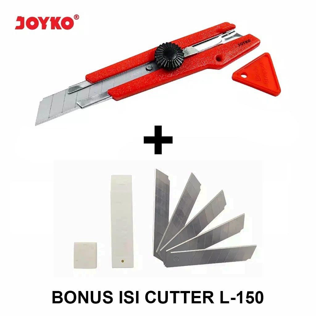 Cutter Besar Joyko Ukuran Besar plus Isi Refill Cutter