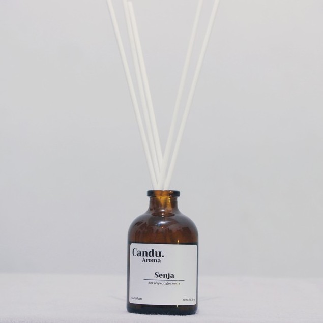 Candu Aroma - Reed Diffuser Pengharum Ruangan Aromaterapi Mewah-Senja