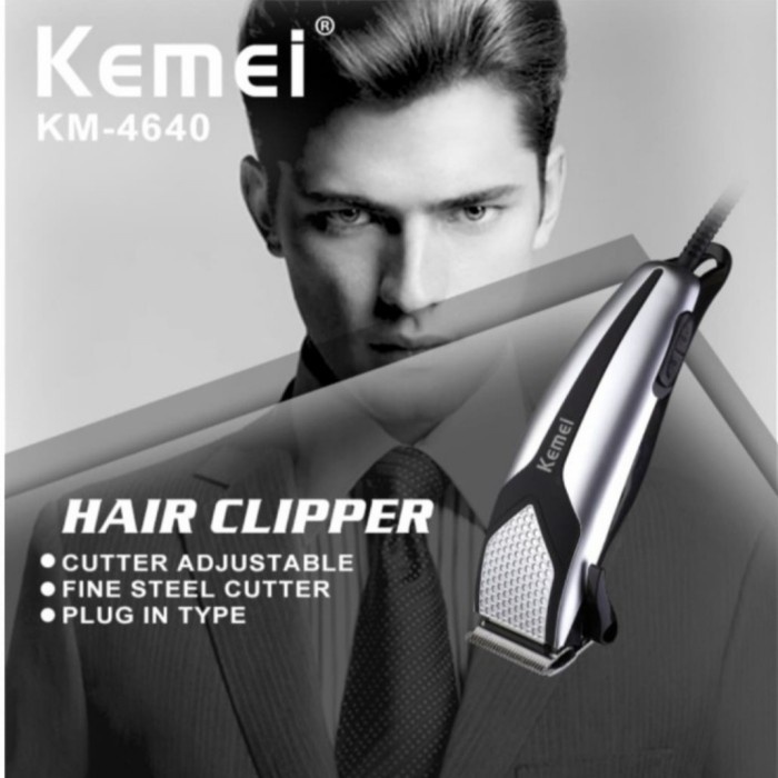 COD HAIR CLIPPER KEMEI KM 4640 - ALAT CUKUR RAMBUT KEMEI KM-4640 ORIGINAL//CUKURAN RAMBUT KEMEI KM-4640 TERMURAH