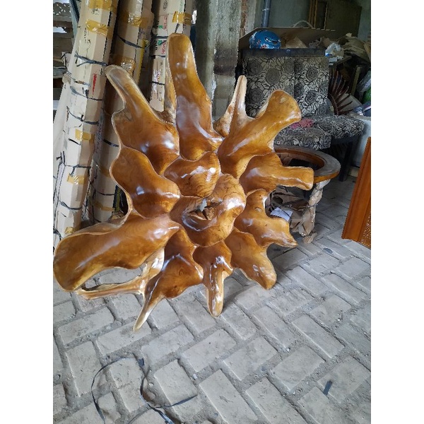 hiasan dinding - wall decor - akar jati - toko kayu jati