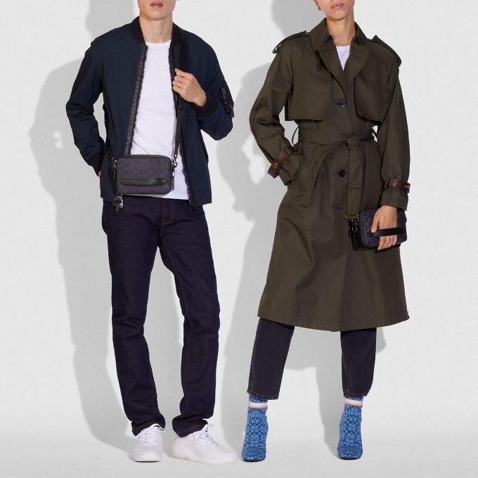 tas pria selempang CHARTER CROSSBODY IN SIGNATURE CANVAS 2610 3780 2609