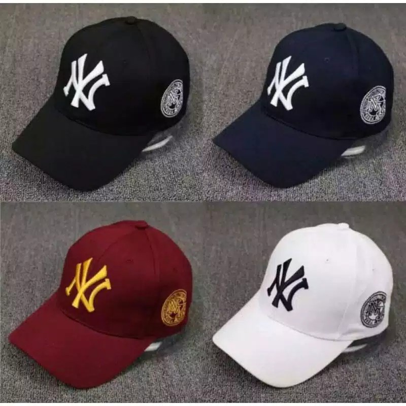 TOPI DISTRO PRIA KEREN BASEBALL CAP NY IMPORT KOREA SNAPBACK DEWASA FASHION MEN'S STYLE HAT  A44