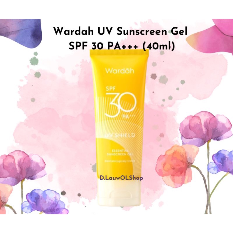 Jual Wardah UV Shield Essential Sunscreen Gel SPF 30 PA+++ (40ml ...