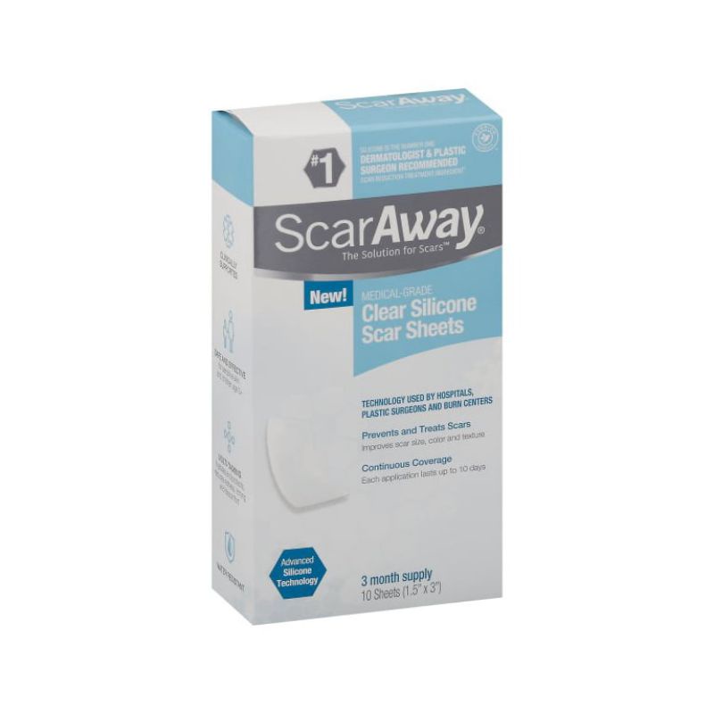 ScarAway Clear Silicone Scar Sheet