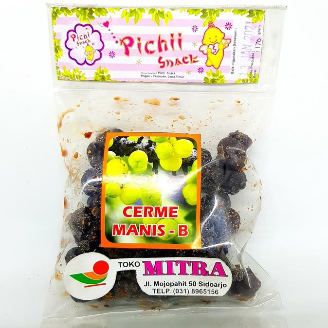 

Open Ds] Pichi Snack Manisan Cerme Manis B 170Gr | Khas Oleh Asli Sidoarjo Jawa